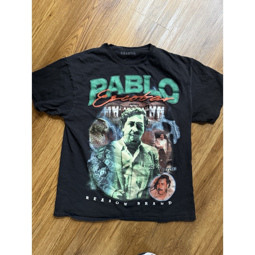 Pablo Escobar Reason Brand T-shirt Sz Large
